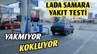 ŞEHİR İÇİ 7 LİTRE  LADA SAMARA NE KADAR YAKIYOR  Yakıt Tüketim Testi [upl. by Noval845]