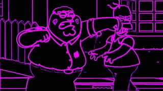 Peter Griffin vs Homer Simpson Vocoded to Gangstas Paradise [upl. by Ydok]