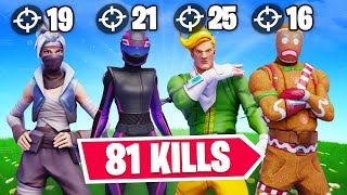 We Broke The Fortnite Elimination Record 81 Kills [upl. by Nimrahc]