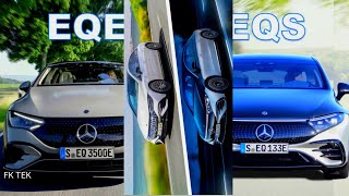 2024 Mercedes Benz EQE vs EQS Sedan  Complete Differences And Comparison [upl. by Hsirk774]