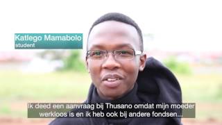 Studiefonds Thusano investeren in jonge mensen ZuidAfrika Mission [upl. by Ashly]