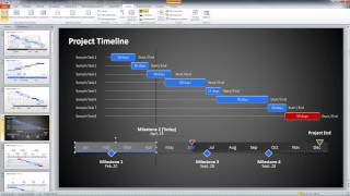 PowerPoint Projekt Zeitstrahl  Timeline [upl. by Grae214]