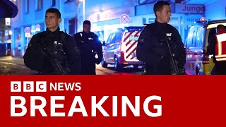 Several killed in knife attack in Solingen Germany  BBC News [upl. by Sharlene]