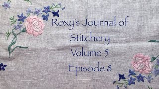 roxysjournalofstitchery  Vol 5  Finished slow stitch vessel [upl. by Enytsirhc]