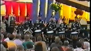 Kirmes in Atzelgift 1992  Trommelsolo eines Soldaten drummer music solo ab 129 min [upl. by Aerdnael]