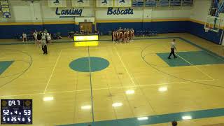 Lansing High School vs Whitney Point High School Womens Varsity Basketball [upl. by Einnal]