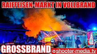 🔥🔥 GROSSBRAND VOLLBRAND RAIFFEISENMARKT mit DÜNGEMITTEL 🔥🔥  Großeinsatz in Drevenack [upl. by Fraser61]