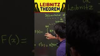 Leibnitz Theorem  Important Maths Concepts By Aman Sir shorts [upl. by Orofselet]