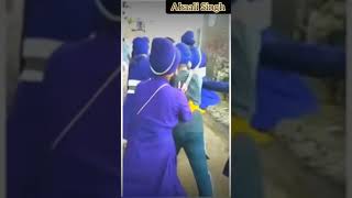 Amritpal Singh Mehron vs Producer Dxx fighting nihangsingh shorts [upl. by Whitcher]