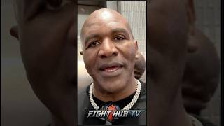 Evander Holyfield REACTS To Mike Tyson vs Jake Paul Fight [upl. by Doxia]