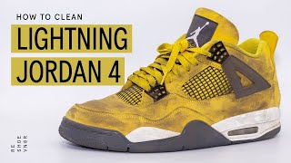 How To Clean The Air Jordan Lightning 4 With Reshoevn8r [upl. by Esilahs]