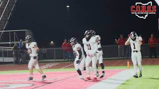 🏈 Playoffs Future Buckeye QB Tavien St Clair leads Bellefontaine past London 3528 w4 TDs [upl. by Aneehsirk]