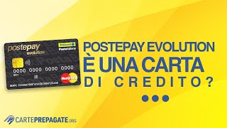 Postepay Evolution Poste Italiane è una carta di credito [upl. by Huggins54]