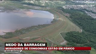 MG Cidade de Congonhas é ameaçada por barragem [upl. by Atiuqram713]