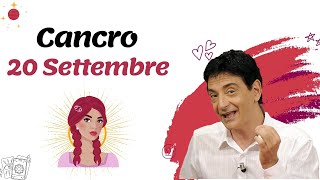 Cancro ♋️ Loroscopo di Paolo Fox  20 Settembre 2024  Un granchio dalle grandi chele [upl. by Carrissa]