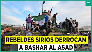 Rebeldes sirios se toman Damasco y derrocan a Bashar al Asad [upl. by Meekahs]