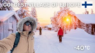 Life on the NORTH POLE in the COLDEST VILLAGE of Europe  Crazy Experience [upl. by Nnainot644]