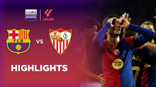 Barcelona 51 Sevilla  LaLiga 2425 Match Highlights [upl. by Speroni411]