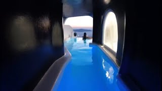 Best sunset view Santorini Greece Dana Villas Honeymoon suite [upl. by Corbett206]