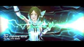 PSO2 Quna  Our Fighting songDJ AQ DNB REMIX PREVIEW [upl. by Eivad]