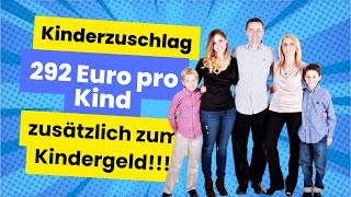 Familien aufgepasst Mehr Geld durch Kinderzuschlag zusätzlich zum Kindergeld [upl. by Adan]