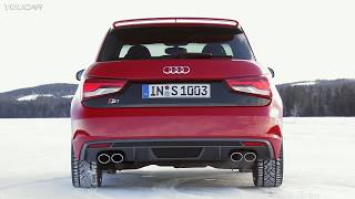 AUDI S1 2015 Awesome Test Drive on Snow [upl. by Feld739]