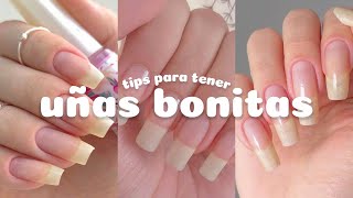 20 TIPS PARA TENER UÑAS LARGAS FUERTES Y BONITAS 💅🏻💓  softly [upl. by Oys227]