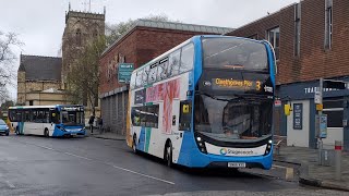 Buses at Grimsby Riverhead Exchange amp Bethlehem Street 03042024 [upl. by Anatlus]