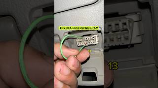 How To Reprogram an ECM Immobilizer in A Toyota Lexus programming ecm shorts [upl. by Yrkcaz]