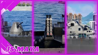 JS Maya  ASN4G amp DF12 Missiles Modern Warships Gameplay [upl. by Aidan]