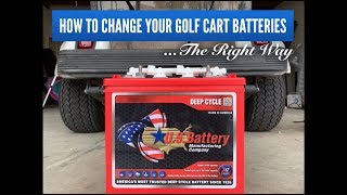 How to Replace Your Golf Cart Batteries  An Easy to Follow Step By Step Guide [upl. by Anerahs]