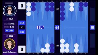 Backgammon GalaxyでCin game21 [upl. by Lohcin]