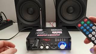 Home Theater Amplifier  Audio Receiver BT298A [upl. by Awjan]