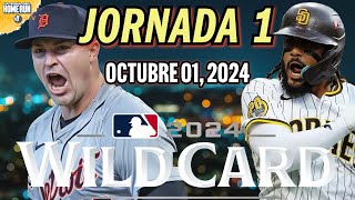 MLB  Jornada 1 Resultados ¡Series del Comodín   OCTUBRE 01 2024 [upl. by Garett]