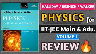 Halliday resnick walker physics for JEE Main amp Advanced  Book Review [upl. by Nayra]