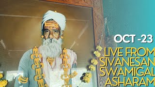 Oct  23 Live From Sivanesan Swamigal Ashram [upl. by Aneerol]