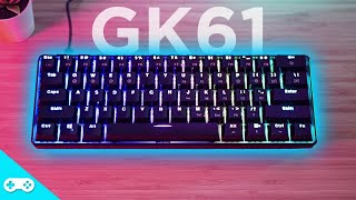 GK61 REVIEW Optical Silver Switch  2021 Review  Sound Test [upl. by Hermione]