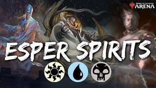 ESPER SPIRITS MTG Arena  UWB Spirit Tribal Deck in RNA Standard [upl. by Nawat]