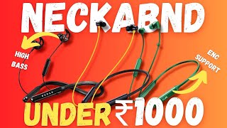 NEW🔥Best Neckband Under 1500🔥Best Neckband 2024🔥Best Budget Neckband🔥Best Neckband Under 1000 [upl. by Nehttam]