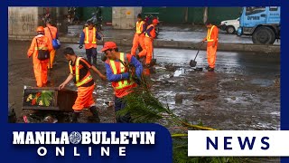 DPWH personnel clear garbage along Araneta Avenue [upl. by Eidlog]