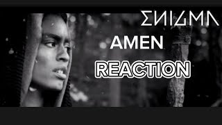 Enigma  Amen Official Video REACTION enigma enigmaamen singer music [upl. by Nnaylime]