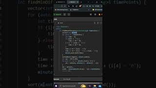 539 Minimum Time Difference  Leetcode  Editorial dailychallenge leetcode coding [upl. by Salman]