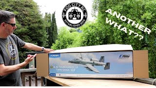 EFlite A10 Thunderbolt ll Warthog 64mm Twin EDF Unbox and Build [upl. by Nodmac892]