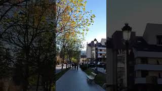 4K Walking Around Sinaia Romania  Autumn In Romania romania autumn2024 POVBarengHasan [upl. by Ymereg]