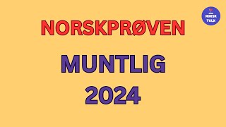 Norskprøven Muntlig 2024  A2B1 [upl. by Ahsanat]