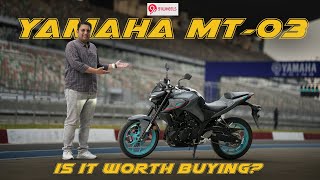 Yamaha MTO3 First Ride Review  Overpriced or Not [upl. by Buroker]