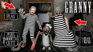 Playing GrannyPrisoner vs Grandpa vs Bad Small Granny  NEW Update  Gameplay Animation p11 [upl. by Ahsaret995]