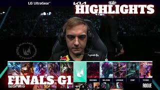 G2 vs RGE  Game 1 Highlights  Grand Finals S12 LEC Summer 2022  G2 Esports vs Rogue G1 [upl. by Honora]