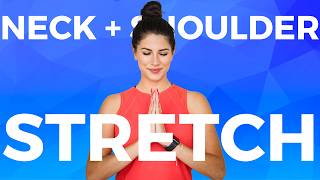 QUICK RELIEF  5 min Simple Yoga Stretch for Neck amp Shoulder Tension [upl. by Luther532]