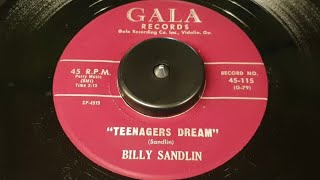 BILLY SANDLIN  TEENAGERS DREAM 1960 [upl. by Enineg]